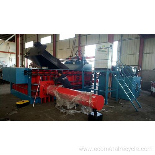 Push-out Scrap Metal Steel Compacting Baler Machinery